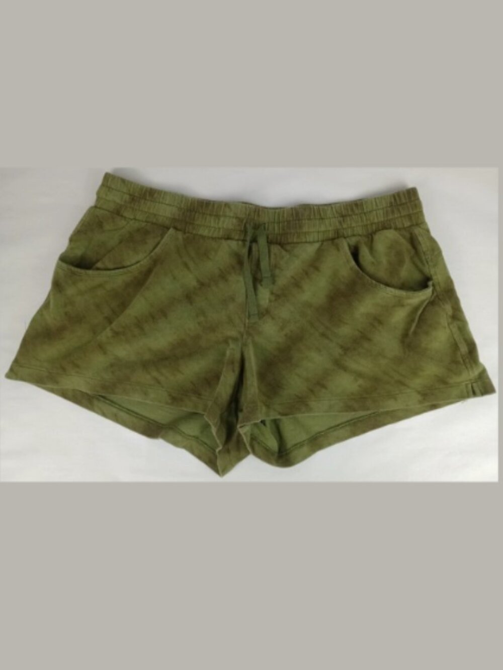 Alpine Design Womens XXL Green 3 Pockets‎ Elastic Waist Comfy Sweat Shorts